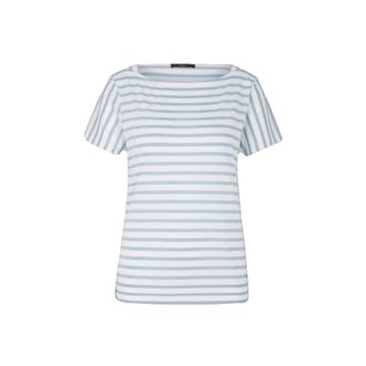 Windsor Camiseta de Lyocell y algod&oacute;n - Tops - Mujer - Azul - S