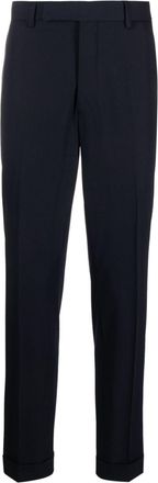 Polo Ralph Lauren twill tailored trousers - men - Cotton/Recycled Polyester/Polyester/Viscose/Spandex/Elastane/Polyester/Viscose/Wool - 31/32 - Blue