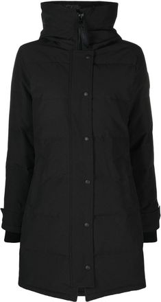 Canada Goose Shelburne parka - women - Feather Down/Polyester/Cotton/Polyamide - M - Black