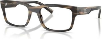 Dolce & Gabbana Dg 3352 3200 Optisch Montuur - Heren - Brillen - Bruin - 57 MM - Accessoires