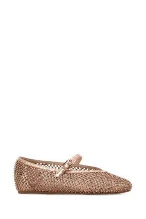 Le Silla Womens Embellished Mesh Ballerinas Ororosa Ballerine Flat Shoes