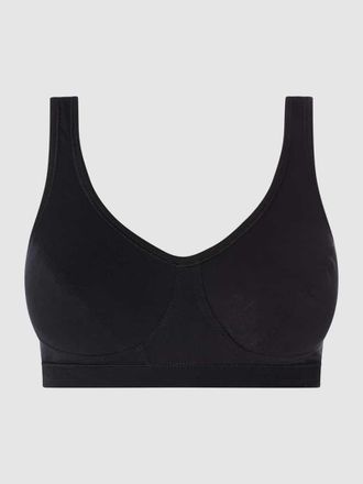 Schiesser Soft-BH aus Mikrofaser in Black, Gr&ouml;&szlig;e 70B