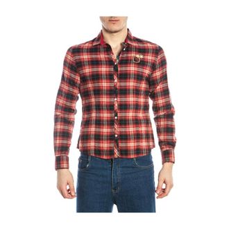 La Martina La Martina, Casual Shirts, male, Red, Size: XL Casual Cotton Shirt