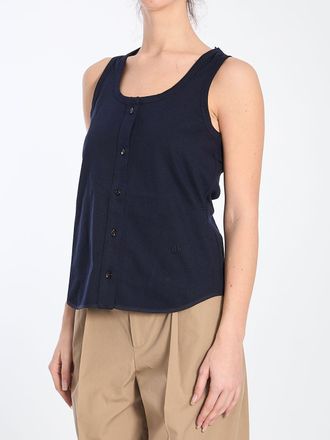 Bottega Veneta Tanktop met knopen