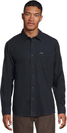 Volcom Caden Solid Long Sleeve Mens Clothing Navy : 2XL, Cotton/Polyester