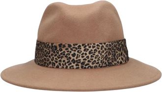 Liu Jo Feltro Hoed - Dames - Accessoires - Beige - Maat: ONE Size Wol