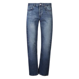A.P.C. Straight Jeans, male, Blue, Size: W32 Rescue Jeans
