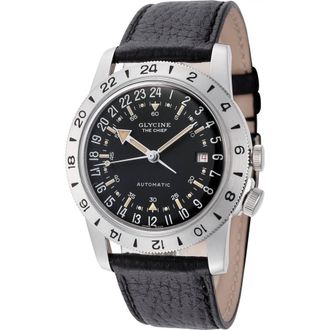 Glycine GL0469 Airman 40mm Automatic Watch in Black