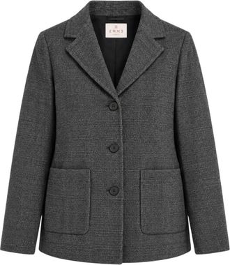 Marella Emmquieto Blazer - Dames - Blazers - Grijs - XL - Katoen - Jassen