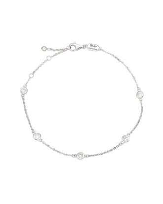 Suzy Levian 14K 1.00 Ct. Tw. Diamond Station Bracelet