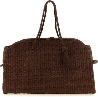 Jacquemus le grand turismo raphia shopping bag