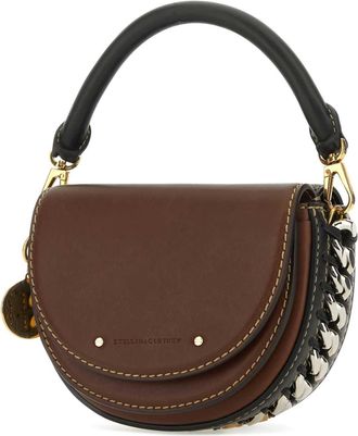 Stella McCartney Womens Frayme Shoulder Bag Brown