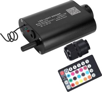 OEM L&aacute;mpara De Techo Con Motor De Luz De Fibra &Oacute;ptica Rgbw De 12 W Con Control Remoto De 28 Teclas Y 17 Colores Con Cambio De Color Din&aacute;mico
