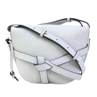 Loewe Pre-owned Shoulder Bag - Dames - Pre-owned - Wit - Maat: ONE Size Leer