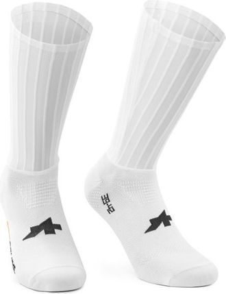 Assos RSR Bolide Socks S11 Velosocken - Unisex | wei&szlig;/grau