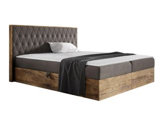Mirjan24 Cama Continental Navis Ii, Faro 5, Continental, Doble, 140x200, Tapiz, Somieres, 148x208x103cm