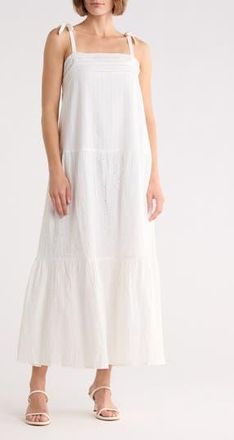 FRNCH Carlo Tie Strap Dress in Blanc at Nordstrom Rack, Size X-Small