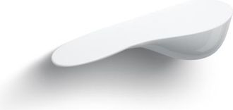 Clou Cliff planchet 27x8x6cm keramiek Wit hoogglans