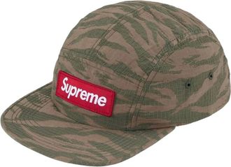 SUPREME SS26 Tiger Camo Ripstop Camp Cap Olive SUP-SS26-1009-GRN
