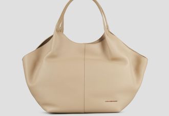 Alexander Smith Rachel Large shoulder bag in camel tumbled leather