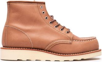 Red Wing Shoes moc toe Legacy boots - women - Leather - 9 - Brown