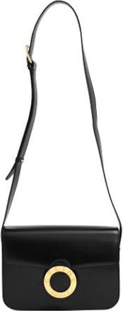 Celine Pre-owned Cross Body Bags, female, Black, Size: ONE SIZE Pre-owned Leather Cross Body Bag