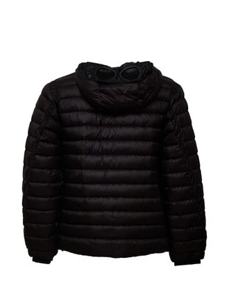 C.P. Company Mens Down Jacket Black Nylon Polyamide Padded &