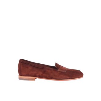 Santoni Loafers, female, Brown, Size: 10 US Mocassino Carla