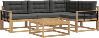 vidaXL Conjunto De Sof&aacute;s De Exterior Vidaxl