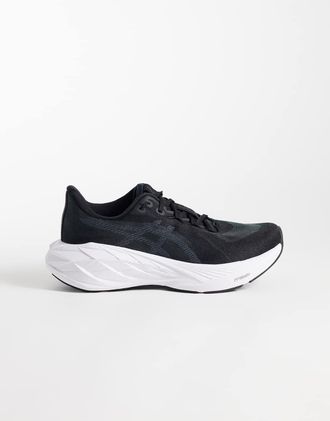 Asics Dynablast 6 sneakers da corsa nere e bianche-Nero