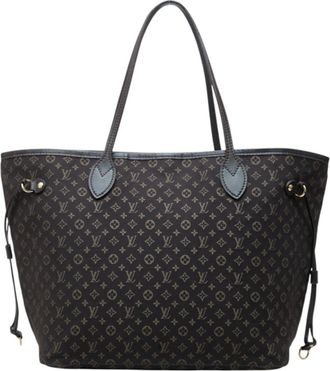 Louis Vuitton Fusain Canvas Leather Tote Bag (Pre-Owned)