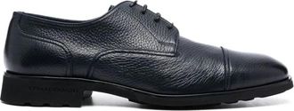 Casadei Anticato Formele Schoen - Heren - Nette schoenen - Blauw - 44 EU - Leer - Schoenen