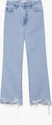 Frame Denim Womens Le Super High Rise Crop Mini Boot Jeans In Whistle Chew