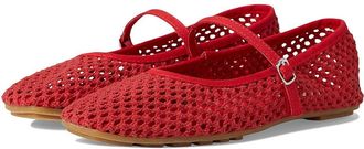 Mia MLE-Kora Womens Flat Shoes Red : 8.5 M, Leather/Polyester