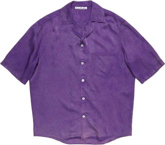 Acne Studios Camicia con effetto schiarito - Viola