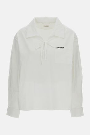 Bode Camicia Maniche Lunghe Cotton Maze