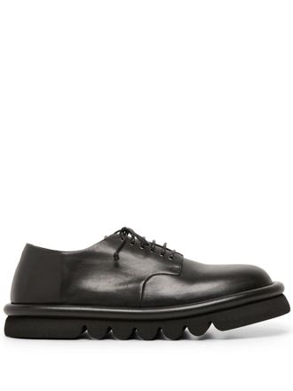 Marsèll Derby Tonde chunky in pelle - Nero