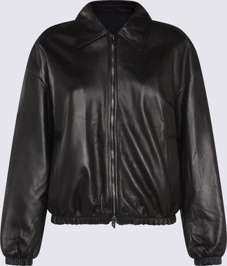 Salvatore Santoro Black Leather Jacket