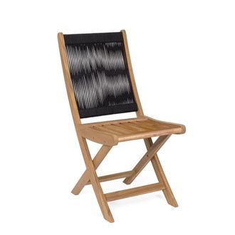 Konte Design Juego de 2 sillas plegables de madera de acacia