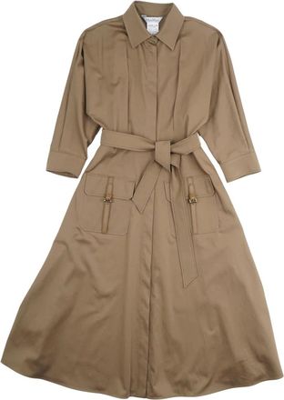 Max Mara Shirt Dresses, female, Brown, Size: 3XS Sibari Dress