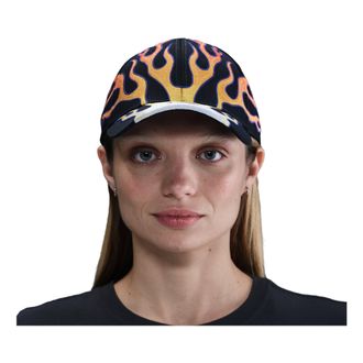 Nike Club Cap Structured OG Flame Cap Black Orange HV6642-010