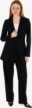 Alysi Pantaloni palazzo in lana neri