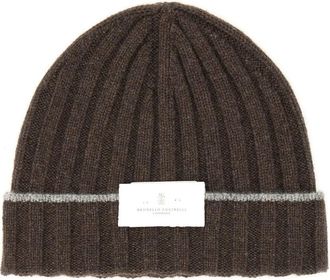 Brunello Cucinelli Cashmere Beanie Hat-Uomo