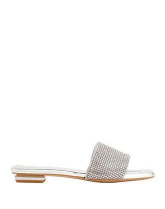 8 by YOOX RHINESTONE EMBELLISHED FLAT SANDALS