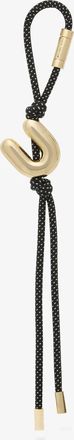 Michael Kors Initial Gold-Tone and Speckled Cord Bag Charm