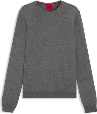 HUGO BOSS Hugo Mens Cedric M1 Crewneck Sweater in Grey - Size Medium