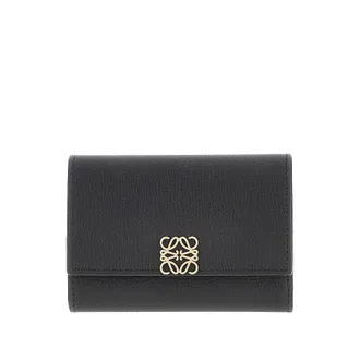 Loewe Small leather Anagram wallet Woman One Size