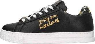 Versace Jeans Couture Schoenen, Dames, Zwart, 40 EU, Leer, Couture 88 Sneakers