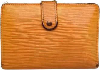 Louis Vuitton Pre-owned Leren Portemonnee - unisex - Vintage Accessoires - Oranje - ONE Size - Leer - Vintage