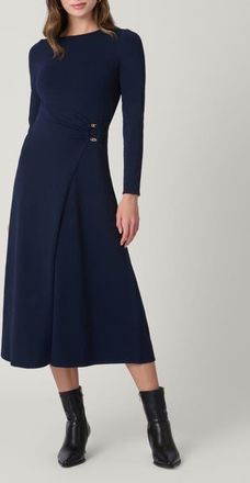 Shoshanna Hardware Knit Harrison Dress in Navy at Nordstrom, Size X-Large